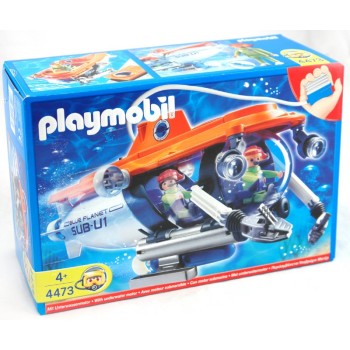 Конструктор Playmobil Научная подводная лодка, арт.4473, 6 дет.