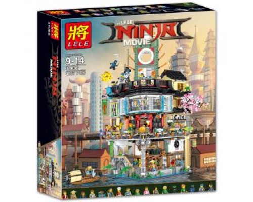 Конструктор The Lele Ninja movie Город ниндзя Ниндзяго 31086