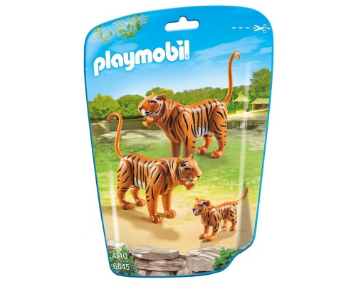 Конструктор Playmobil Дикие животные: семья тигров, арт.6645, 3 дет.