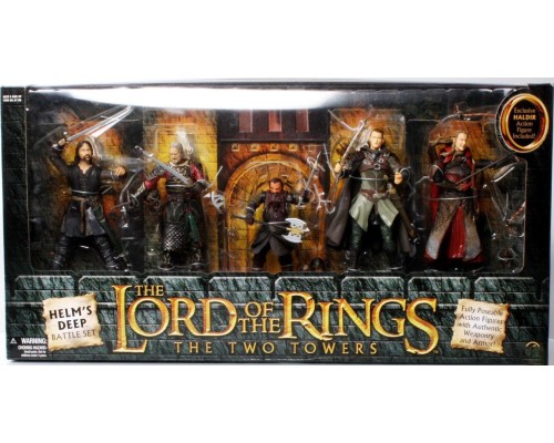 Набор фигурок Toy Biz Lord of the Rings Two Towers Heroes of Helms Deep Battle Set