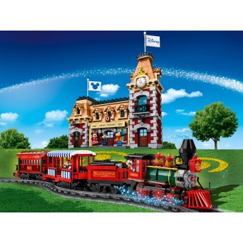 Набор поезд и станция LEGO Disney