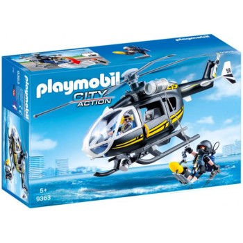 Конструктор Playmobil Вертолёт спецназа арт 9363, 16 дет.