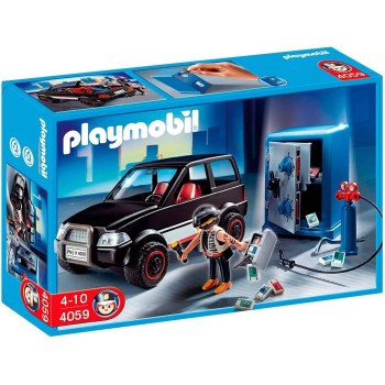 Конструктор Playmobil Полиция: Взлом сейфа, арт.4059, 38 дет.