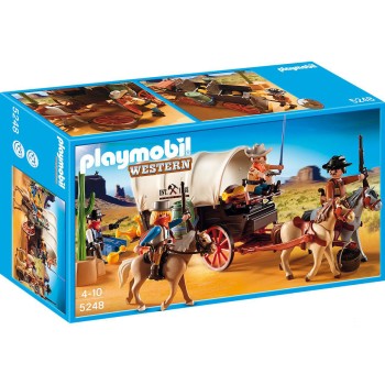 Конструктор Playmobil  Дикий Запад: Нападение на фургон арт. 5248, 82 дет.