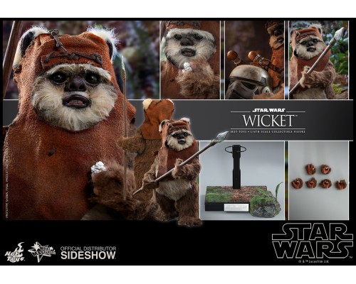 Фигурка Hot Toys Sideshow Star Wars Wicket