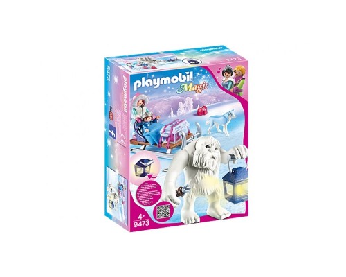 Конструктор Playmobil Снежный Йети с санями арт.9473 , 16 дет.
