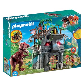 Конструктор Playmobil Динозавры: Затерянный храм с тираннозавром, арт.9429, 121 дет.