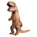Надувной костюм динозавра T-REX оранжевый детский (Рост 120-150 см)