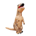 Надувной костюм динозавра T-REX оранжевый детский (Рост 120-150 см)
