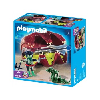 Конструктор Playmobil Зомби пират и пушка-в-ракушке, арт.4802, 8 дет.