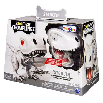 Интерактивный робот-динозавр Zoomer Chomplingz – Stealthasaurus -Toys R Us Exclusive